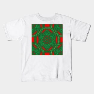 Kaleidoscopes of Christmas stars Kids T-Shirt